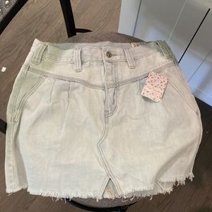 Free people Jean skirt